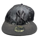 New York Yankees Black on Black Fitted Cap