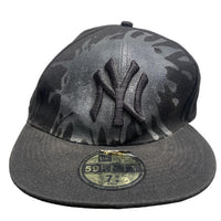 New York Yankees Black on Black Fitted Cap