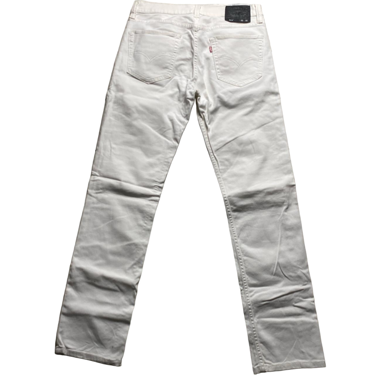 Levis 511 White Slim Jeans (32W)