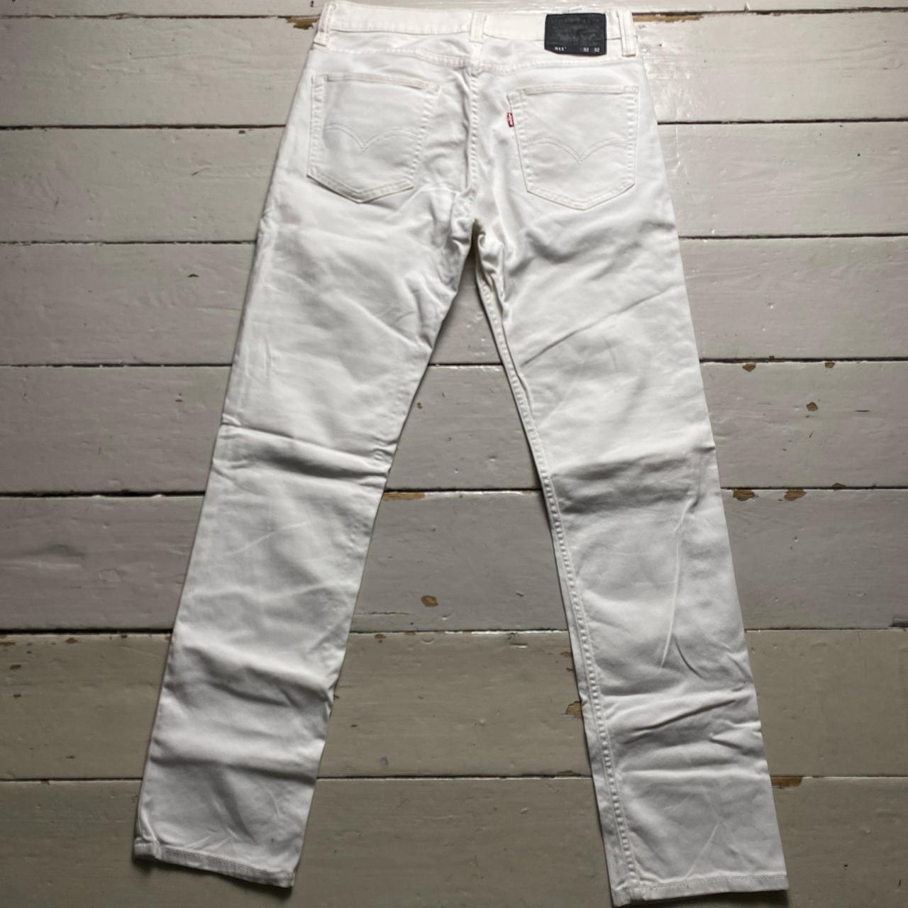 Levis 511 White Slim Jeans