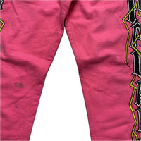 Palace Hesh Mit Joggers Pink Black and Yellow Joggers (M)