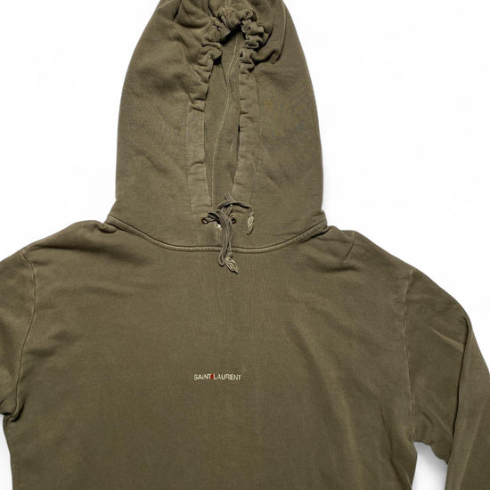 Saint Laurent Yves Saint Laurent Khaki Olive Green Hoodie (L)