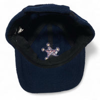 Nike Y2K Vintage Fleece Navy and Red Swoosh Cap