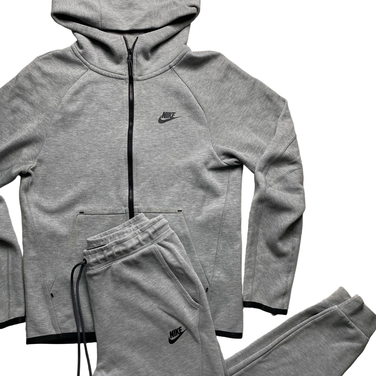 Nike Tech Fleece Grey Full Tracksuit (XS)