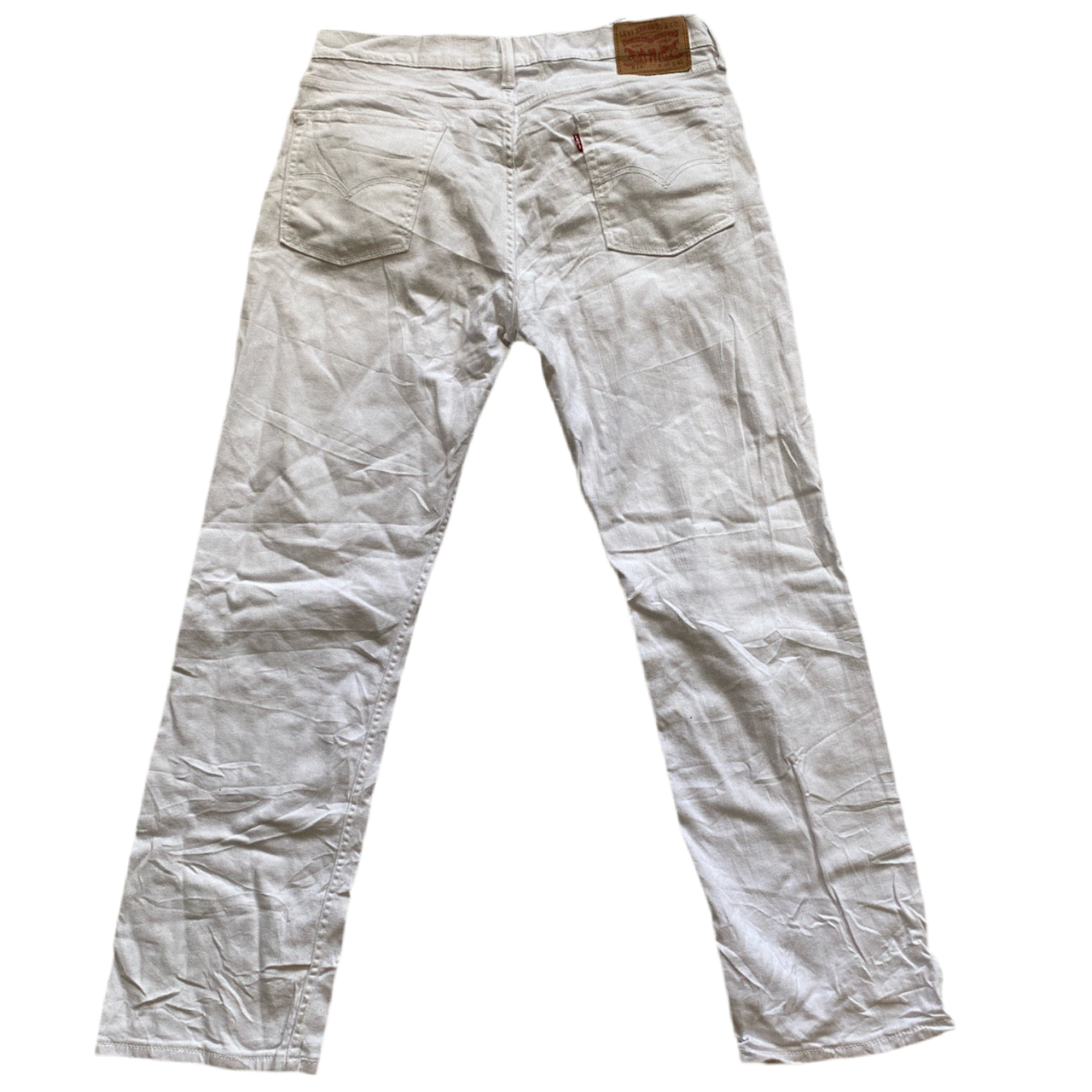Levis 514 White Jeans (36W)