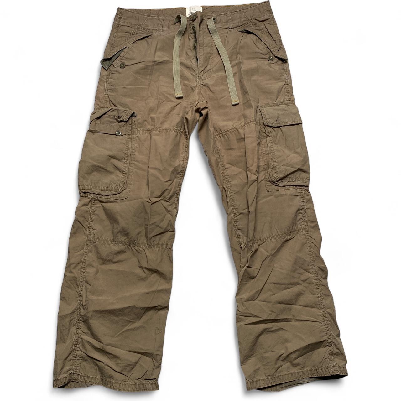 GAP Lightweight Sand Brown Cargo Trousers (32W)