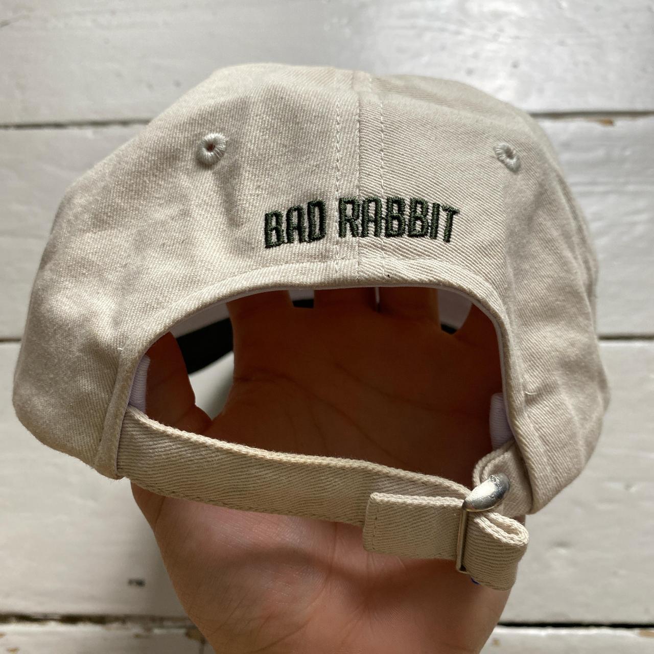 Bad Rabbit Cream and Khaki Green Baseball Cap