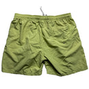 Stussy Lime Green and White Swim Shorts (XL)