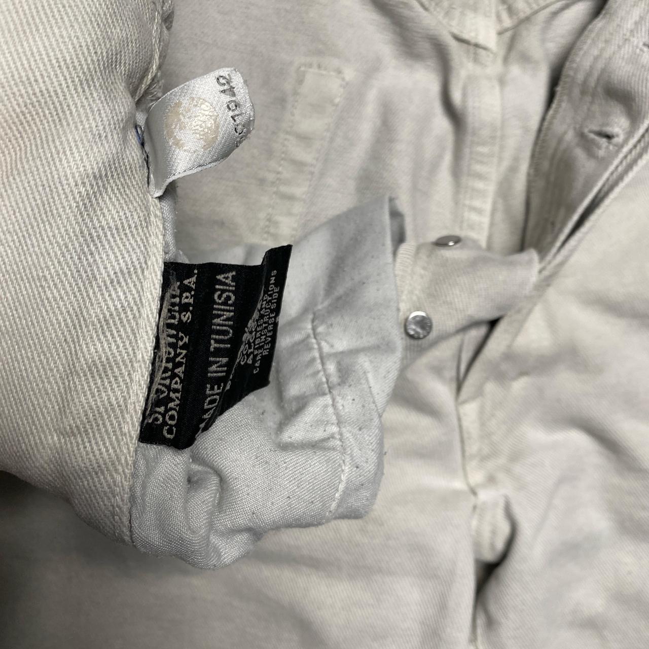 Stone Island Denims Vintage White Jeans (W 36)