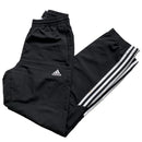Adidas Black and White Shell Trackpant Bottoms (S)