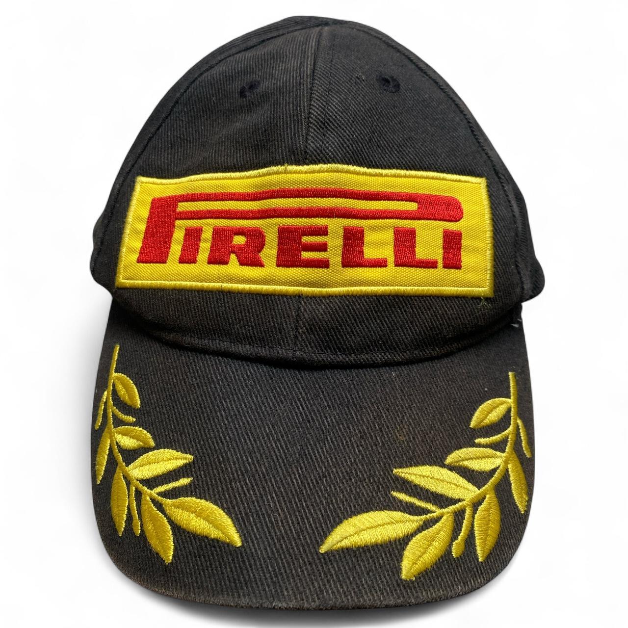 Pirelli Black and Yellow Baseball Racing Cap