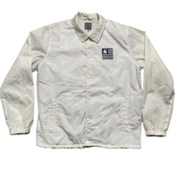 Carhartt WIP White and Black Livhtweight Jacket (M)