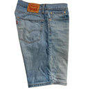 Levis 505 Light Blue Denim Jorts Jean Shorts (34W)
