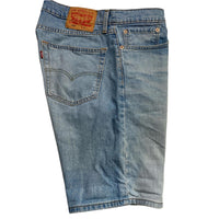 Levis 505 Light Blue Denim Jorts Jean Shorts (34W)