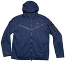 Nike Tech Fleece Navy and Black Hoodie (L)