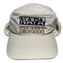 Napapirji Cream White Ear Flap Dog Ear Sherpa Cap