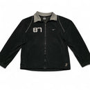 Nike 8704 Air Max Velour Vintage Y2K Black and Grey Swoosh Full Tracksuit (L)