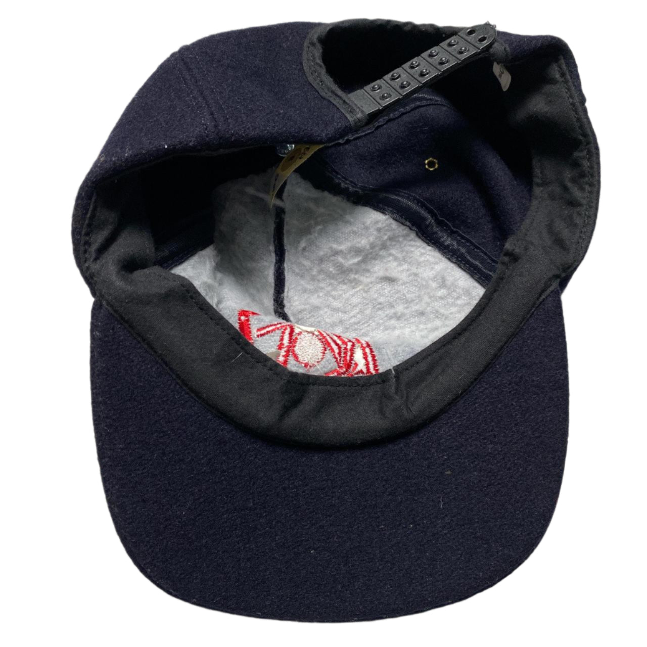 Arsenal FC Vintage 90’s Wool Navy and Red Embroidery Cap