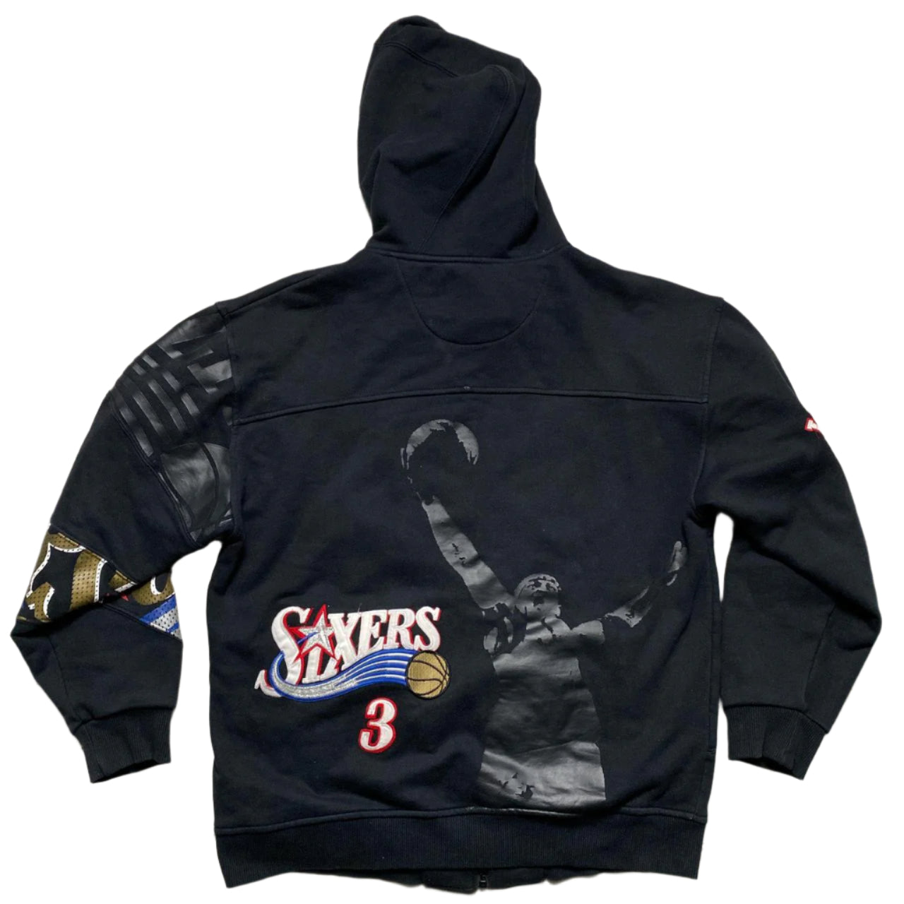 UNK Vintage 90’s Y2K Iverson Sixers NBA Hoodie (M)