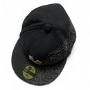 New York Yankees New Era Black and Grey Embroidery Stitch Fitted Cap