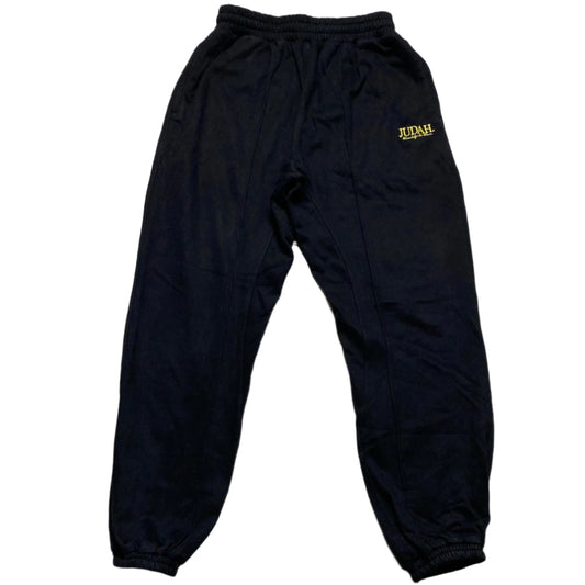 Judah Tribe Black and Yellow Joggers (XL)