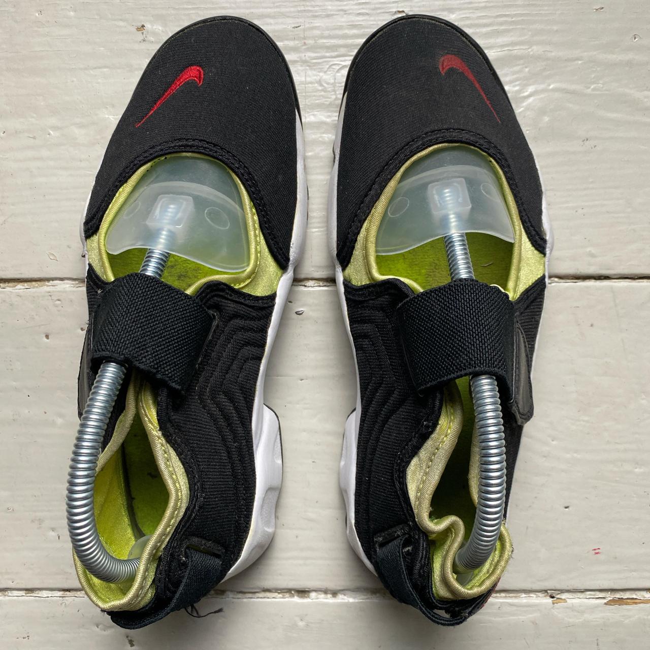 Nike Air Rift Black Green and Red Non Tabi Toe