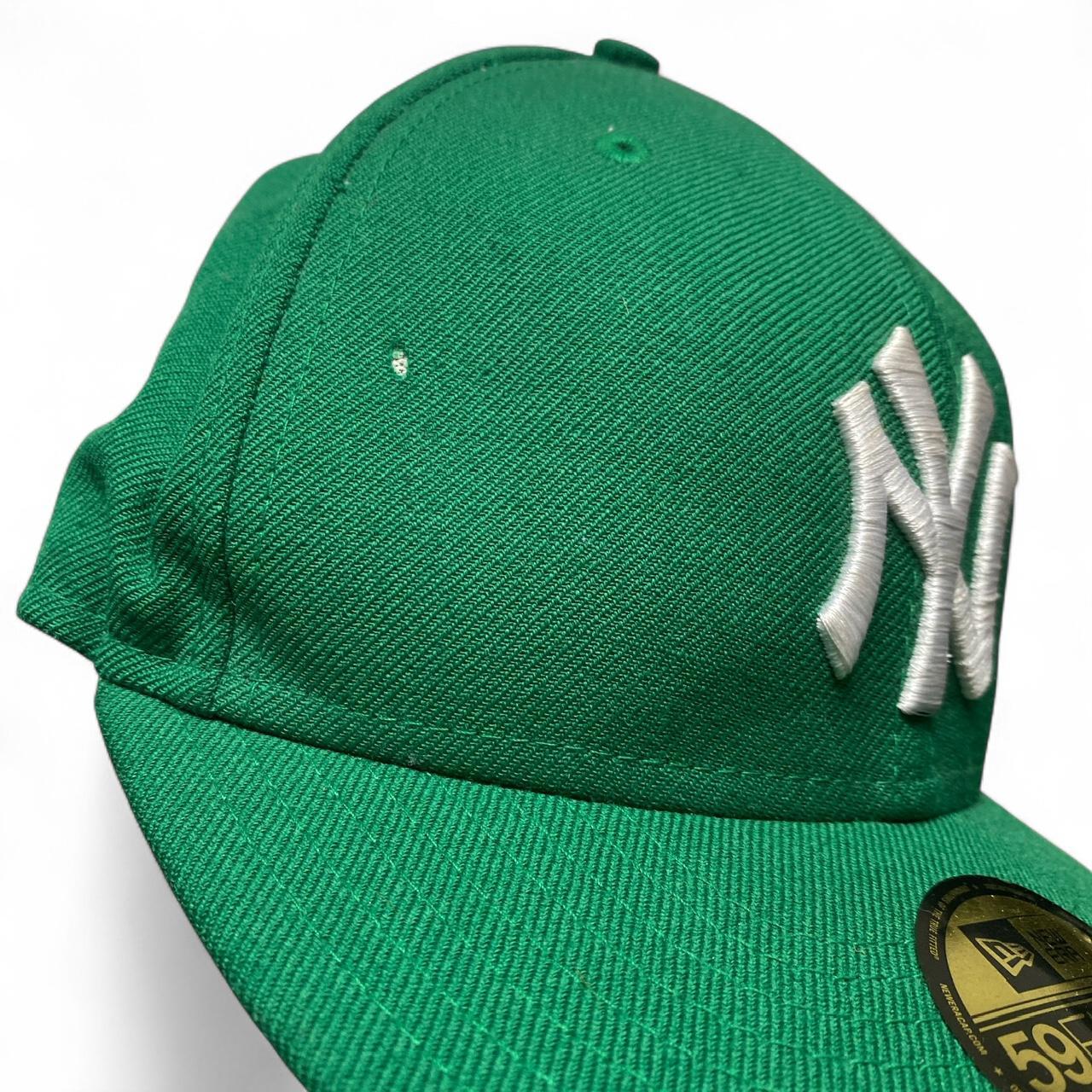 New York Yankees New Era Green and White Fitted Cap