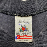 Fruit of the Loom Vintage 90’s Black T Shirt  (XL)