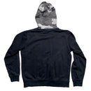 Nike Club Black and Grey Camouflage Hoodie (M)