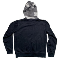 Nike Club Black and Grey Camouflage Hoodie (M)