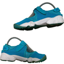 Nike Air Rift Split Tabi Toe Light Blue and White (UK 5.5)