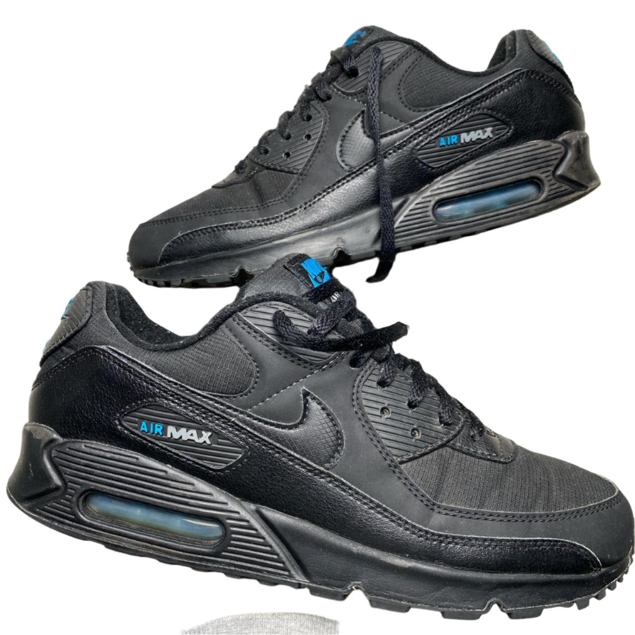 Nike Air Max 90 Black and Blue (UK 10)