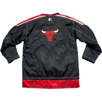 Chicago Bulls Vintage 90’s Starter Black Red and White Jacket (XL)