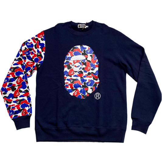 Bape A Bathing Ape London Navy Jumper (2XL)