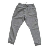 Nike White Swoosh Grey Joggers (L)