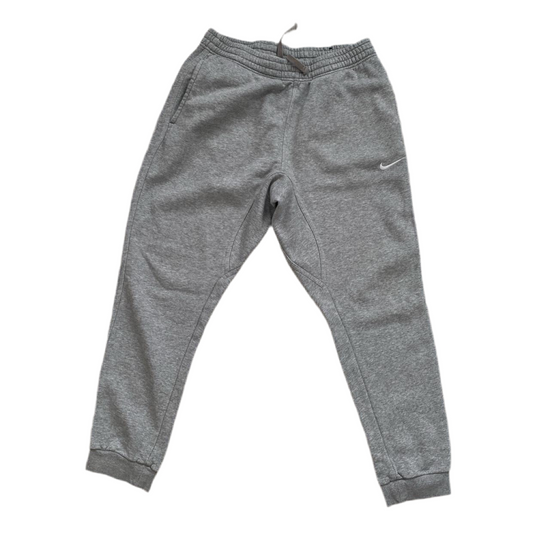 Nike White Swoosh Grey Joggers (L)