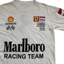 Ferrari Vintage 90’s Marlboro Racing Team Shell Michelin White Formula 1 T Shirt (S)