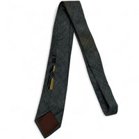 New York Yankees Printed Grey and White tie