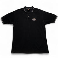 Guinness Vintage Black Polo Shirt (XL)