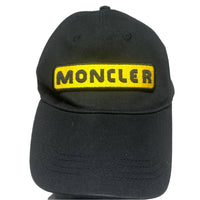 Moncler Black and Yellow Cap
