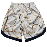 Palace Chains Basketball Mesh Shorts White (S)