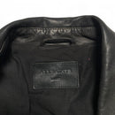 All Saints Black Leather Biker Jacket (L)