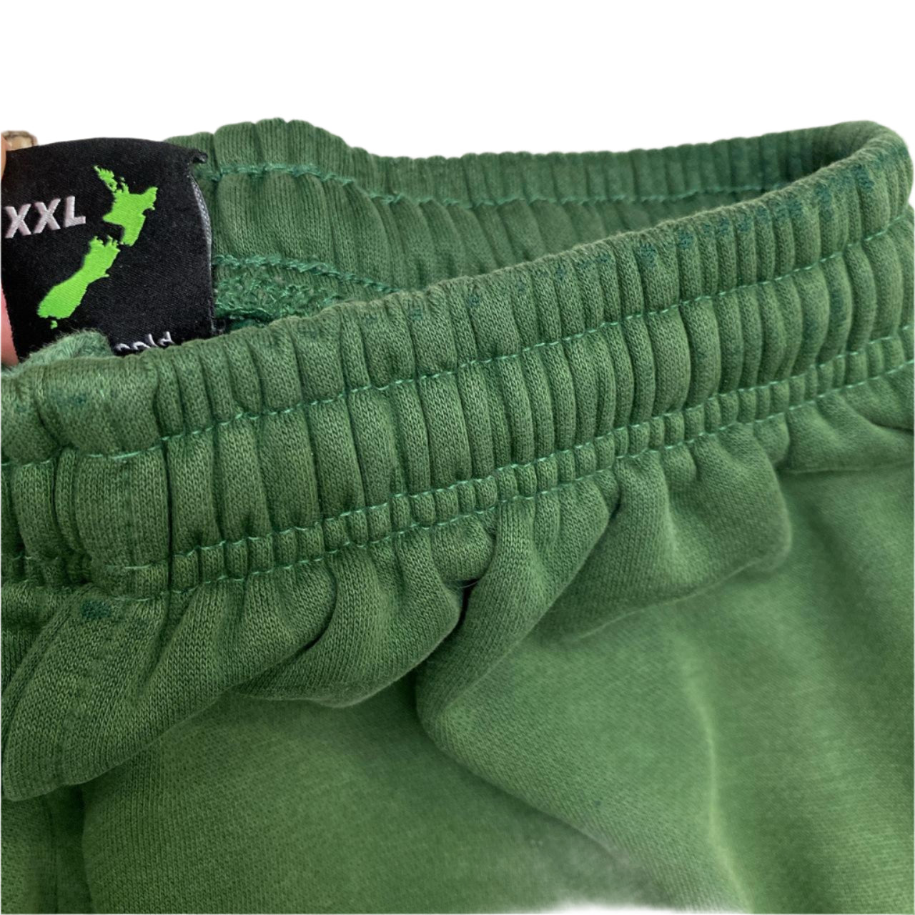 Always Do What You Should Do Green Black and White Baggy Joggers (S)