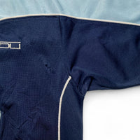 FUBU Vintage Baby Light Blue Navy and White Jersey (M)