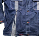 Down Impact Vintage 90’s Denim Jacket Navy and Silver (M)