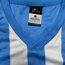 Nike Blue and White Stripe Football Jersey (L)