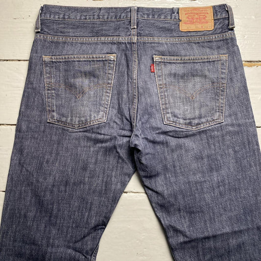 Levis Vintage 507 04 Grey Blue Blend Baggy Distressed Jeans
