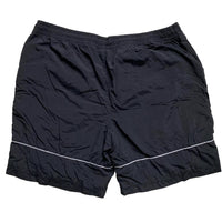 Lacoste Vintage Black and White Shell Trackpant Shorts (XL)