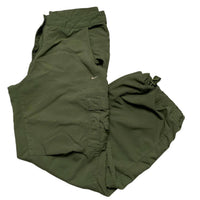 Nike Khaki Green and Pink Swoosh Baggy Womens Cargo Snopant Trousers (12)
