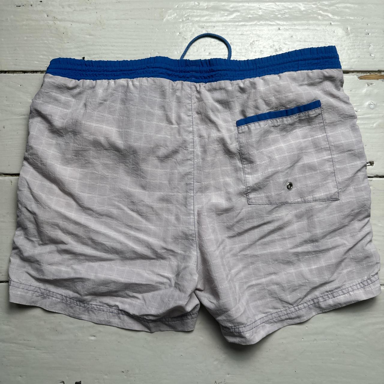 Adidas Vintage Grey and Blue Shorts